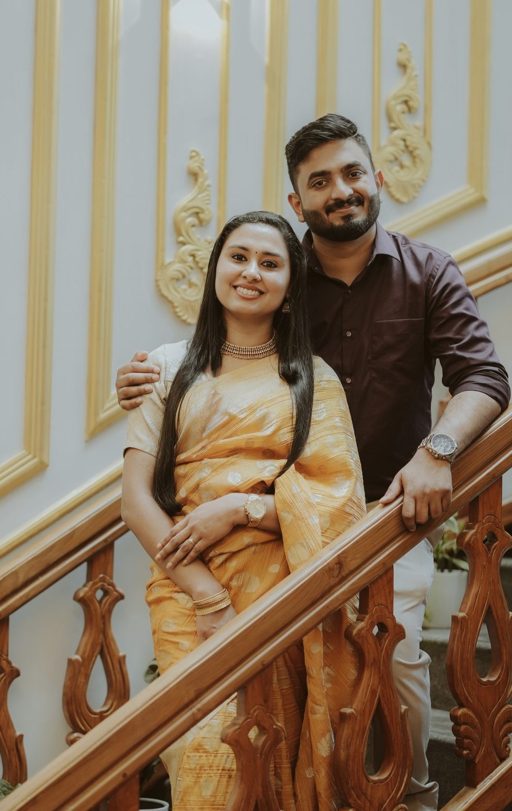 Ashik Thomas and Irine Mariya Anto — portrait